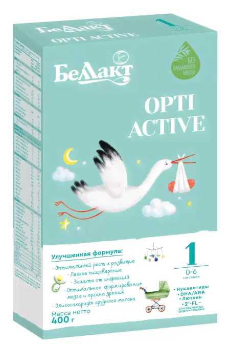 БЕЛЛАКТ Opti Active 1 Смесь молочная 400г 0м+