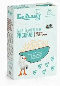 Беллакт каша б/м рисовая на зерновой основе 200г-0