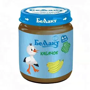 Пюре "Беллакт" кабачки 100г 4+-0