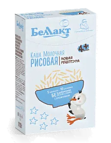 Беллакт каша на зерно-молочной основе рисовая 200г