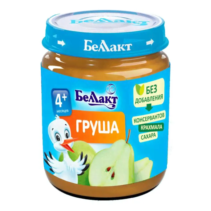 Пюре Беллакт груша с 4 месяцев 100 г