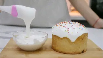 Глазурь для кулича на СУХОМ белке🥚 - Я - ТОРТодел!