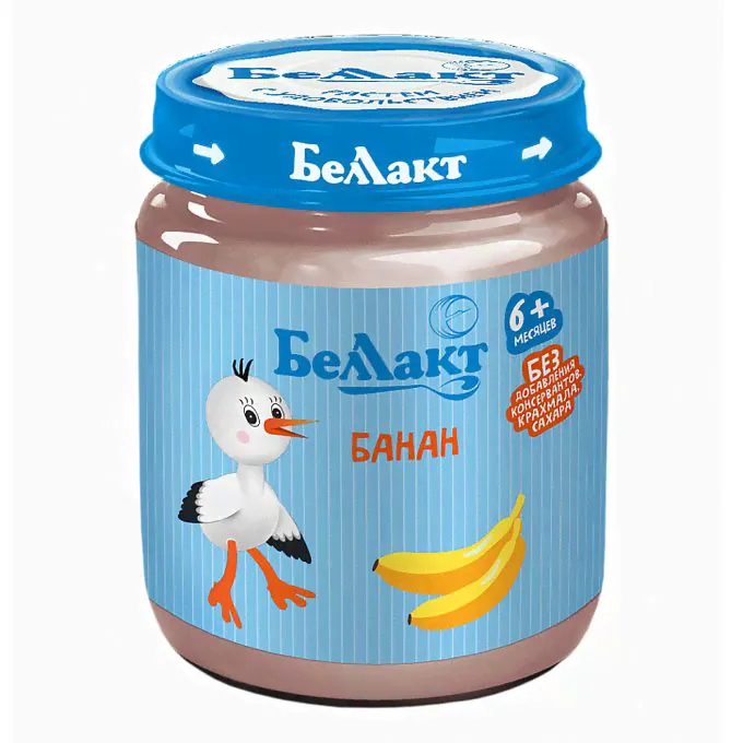 Пюре Беллакт банан с 4 месяцев 100 г