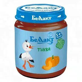 Пюре "Беллакт" тыква 100г 5+