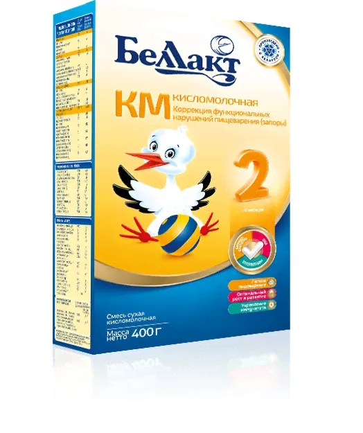 Молочная смесь Беллакт Bellakt КМ-2 сухая кисломолочная 6-12 мес 400 гр-0