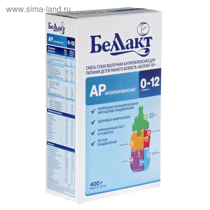 Смесь молочная "Беллакт", АР, 400 г-0
