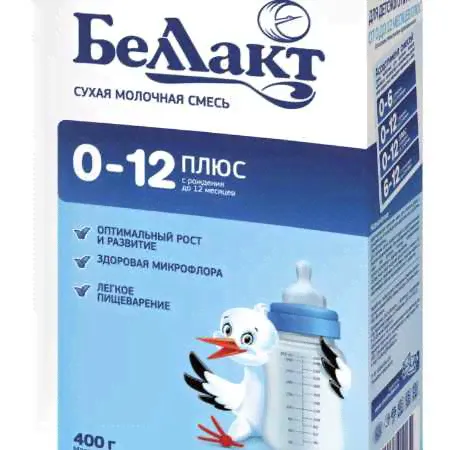 Беллакт Смесь сухая молочная с нуклеотидами 0-12 плюс 400 г-0