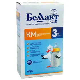 БЕЛЛАКТ Сухая кисломолочная смесь КМ-3 400гр.-0