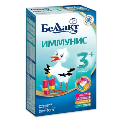 БЕЛЛАКТ Иммунис 3+ с бифидоб. с12мес 400гр/уп21