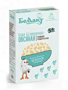 Беллакт каша б/м овсяная на зерновой основе 200г