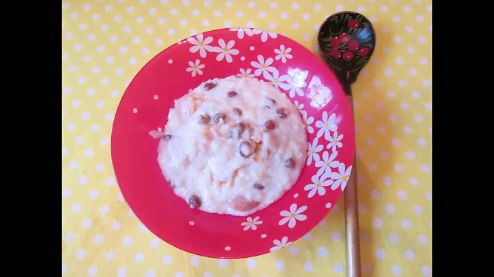 КАША РИСОВАЯ НА МОЛОКЕ С КУРАГОЙ И ИЗЮМОМ РЕЦЕПТ